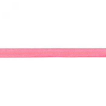 Elastisches Schrägband Polyamid Breite 15 mm - Neon Rosa